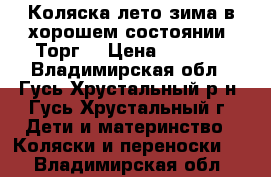 Коляска лето-зима в хорошем состоянии. Торг. › Цена ­ 9 000 - Владимирская обл., Гусь-Хрустальный р-н, Гусь-Хрустальный г. Дети и материнство » Коляски и переноски   . Владимирская обл.